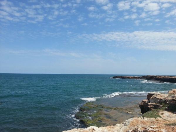 Los Locos beach, the perfect place for the solitary type to ponder to solipsism.